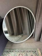 Bloomingville spiegel rond 100cm witte rand, Huis en Inrichting, Woonaccessoires | Spiegels, Ophalen, Rond, Zo goed als nieuw