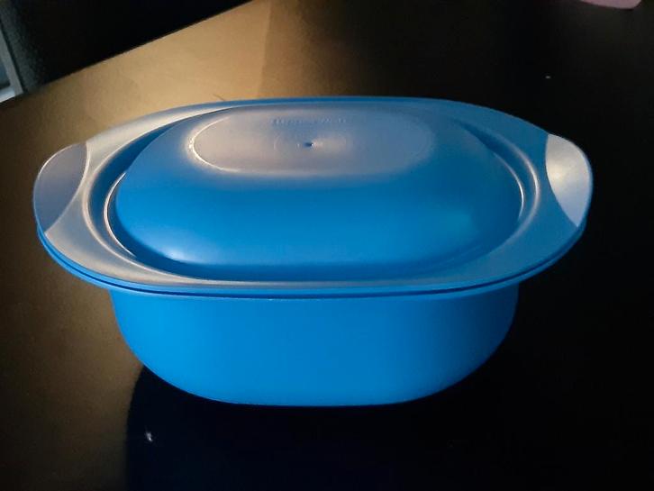 Tupperware ultrapro oven schaal 3 ltr blauw, Huis en Inrichting, Keuken | Tupperware, Schaal, Blauw, Ophalen of Verzenden