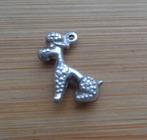 zilveren vintage bedel poedel [233], Sieraden, Tassen en Uiterlijk, Overige merken, Verzenden, Zo goed als nieuw, 1 bedel