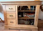 Tv meubel massief hout eiken gepatineerd, Ophalen, 50 tot 100 cm, Minder dan 100 cm, 25 tot 50 cm