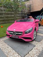 Elektrische Kinderauto Mercedes AMG Roze, Ophalen, Zo goed als nieuw