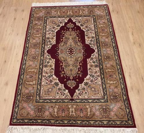 Vintage handgeknoopt oosters tapijt kirman 215x135, Huis en Inrichting, Stoffering | Tapijten en Kleden, Gebruikt, 100 tot 150 cm