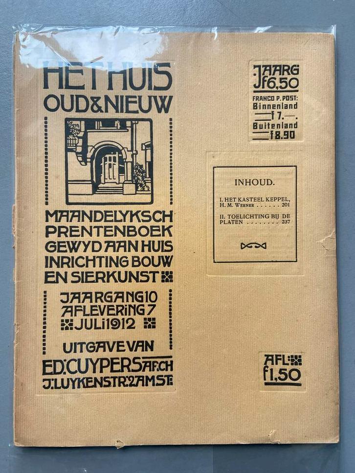 Het Huis Oud & Nieuw 1912, Antiek en Kunst, Antiek | Boeken en Bijbels, Ophalen of Verzenden