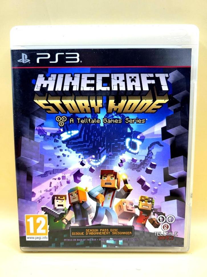Minecraft Story Mode - PS3, Spelcomputers en Games, Games | Sony PlayStation 3, Zo goed als nieuw, Simulatie, 1 speler, Vanaf 12 jaar