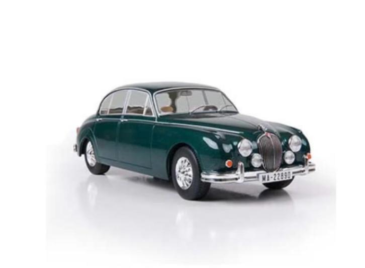 Jaguar MK II 1960 Groen Coches inolvidables schaal 1/24 # 56, Hobby en Vrije tijd, Modelauto's | 1:24, Nieuw, Auto, Overige merken