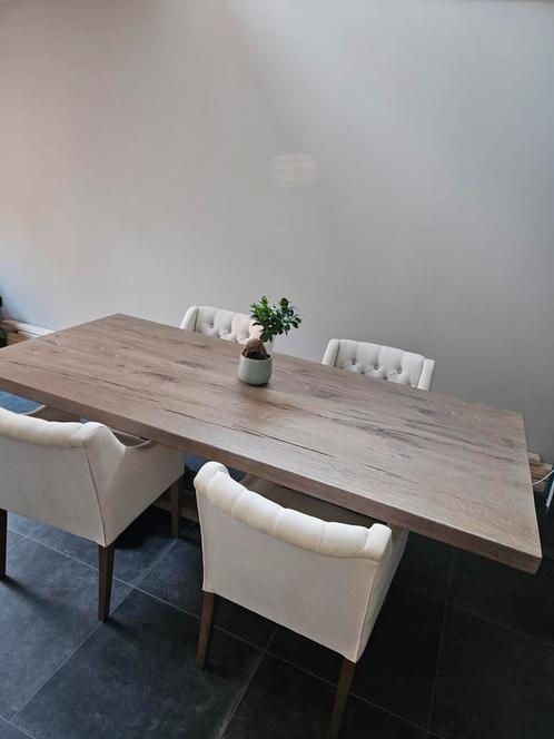 4x Goossens eetkamerstoel Pearl, Huis en Inrichting, Complete eetkamers, Gebruikt, Ophalen