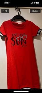 140 -146 Dzine jurk rood merkkleding topstaat, Kinderen en Baby's, Kinderkleding | Maat 140, Ophalen of Verzenden, Zo goed als nieuw