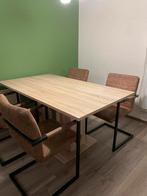 Mooie Eetkamerset met 4 Stoelen, Ophalen, Gebruikt, 50 tot 100 cm, 150 tot 200 cm
