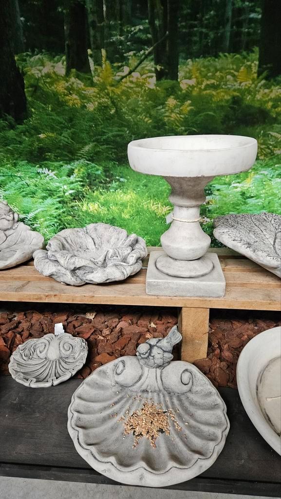 Vogelbad/Voederplek - Diverse modellen, Tuin en Terras, Vogelhuisjes en Vogelbaden, Nieuw, Ophalen