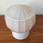 Thabur plafondlamp vintage  jaren 50 60 met originele houder, Huis en Inrichting, Lampen | Plafondlampen, Antiek, Gebruikt, Glas