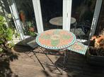 Mozaiek tuinsetje, Tuin en Terras, Ophalen of Verzenden, Zo goed als nieuw, Overige materialen, 2 zitplaatsen