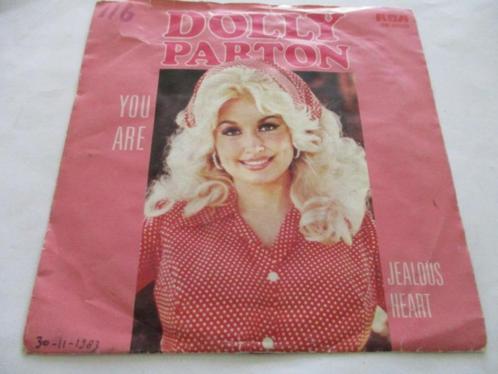 Dolly Parton _ You are / Jealous heart = 1976, Cd's en Dvd's, Vinyl Singles, Gebruikt, Pop, Ophalen of Verzenden