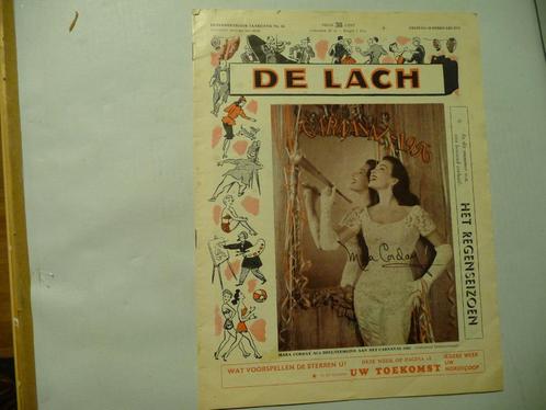 Tijdschrift De Lach nr. 16. 10 februari 1956., Boeken, Tijdschriften en Kranten, Gelezen, Overige typen, Ophalen
