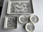 Arabia Emilia jaren ‘60 Raija Uosikkinen schaal + schaaltjes, Antiek en Kunst, Antiek | Servies los, Ophalen of Verzenden