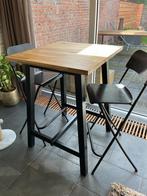 Bartafel met 2 barkrukken (IKEA, Tybyn+Franklin), Huis en Inrichting, Ophalen, Zo goed als nieuw