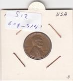 S12-G09-0314 Verenigde Staten 1 cent 1967  KM# 201 VF Lincol, Postzegels en Munten, Munten | Amerika, Verzenden, Noord-Amerika