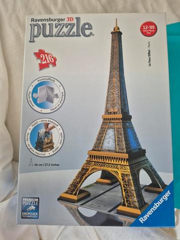 3d Puzzle Eiffeltoren beschikbaar voor biedingen