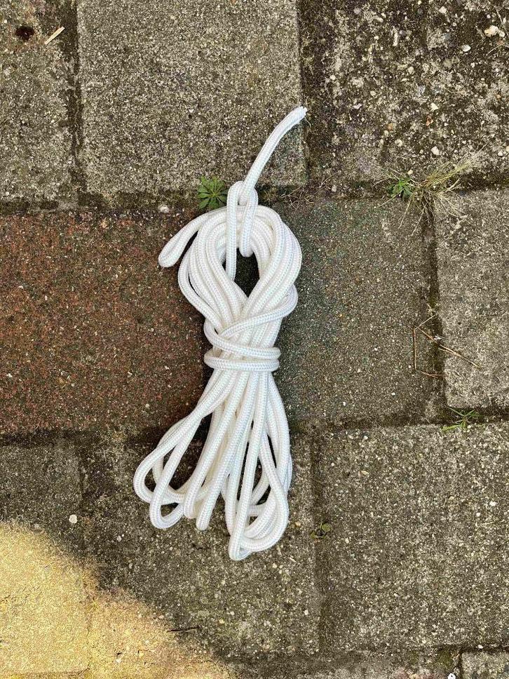 landvast 10 mtr touw met oog wit, dikte touw 16 mm, Watersport en Boten, Accessoires en Onderhoud, Nieuw, Lijn of Blok, Ophalen of Verzenden