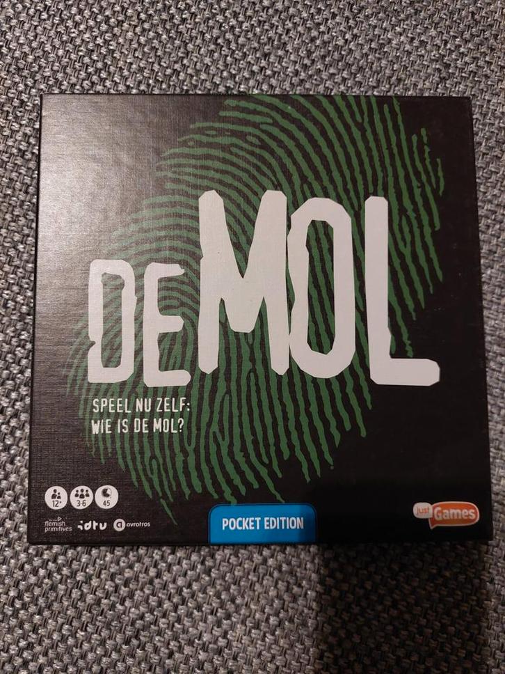 Wie is de mol pocket editie, Hobby en Vrije tijd, Gezelschapsspellen | Kaartspellen, Ophalen of Verzenden