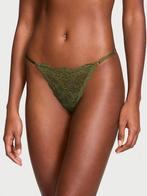 Groene String met Kant m, Kleding | Dames, Ondergoed en Lingerie, Geen merk, Ophalen of Verzenden, Groen, String