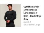 Gymshark Onyx 5.0 Seamless Longsleeve - Zwart/Grijs, Ophalen of Verzenden, Gymshark, Zwart, Maat 56/58 (XL)