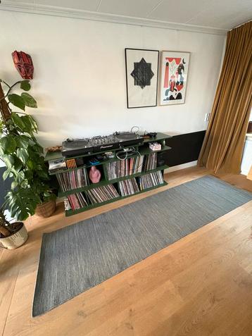 Groen vloerkleed, loper, tapijt 80,5x297,5cm beschikbaar voor biedingen