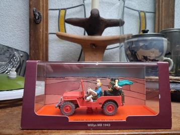 kuifje in jeep / Willy's MB 1943 beschikbaar voor biedingen