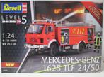 Mercedes-Benz 1625 TLF 24/50 Feuerwehr Revell 07516, Hobby en Vrije tijd, Modelbouw | Auto's en Voertuigen, Revell, Groter dan 1:32