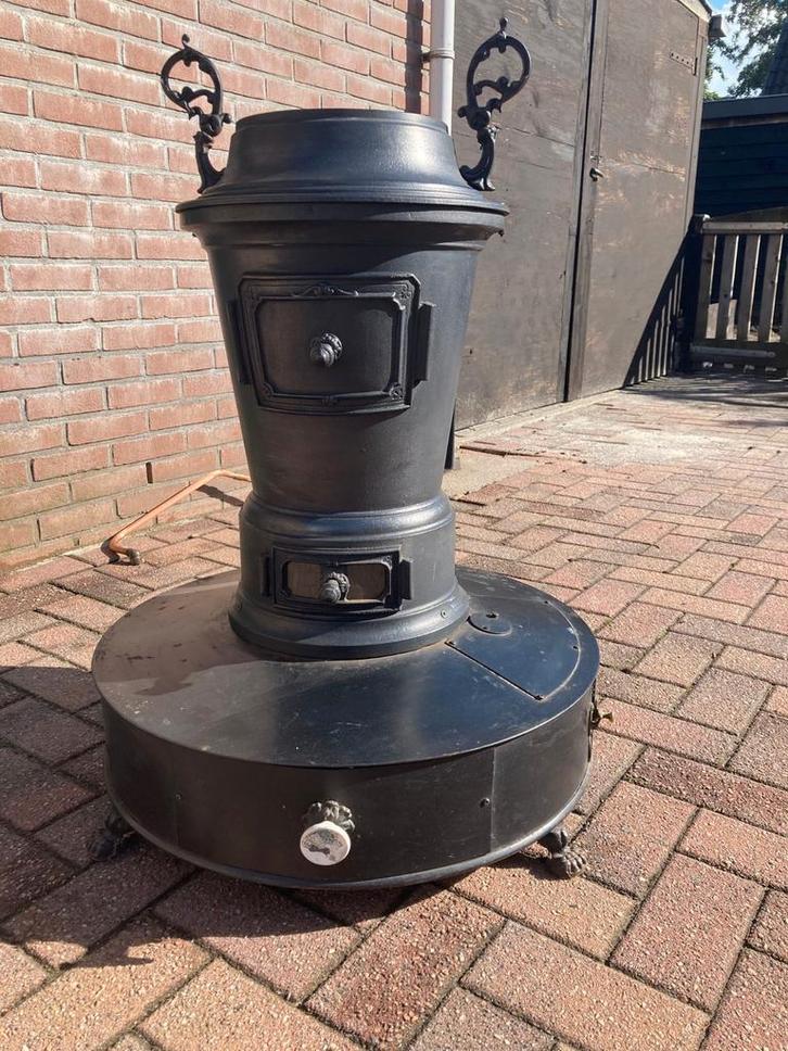 Antieke Gaskachel, Huis en Inrichting, Kachels, Gebruikt, Vrijstaand, Gaskachel, Gas, Ophalen