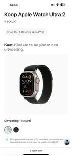 APPLE Watch Ultra 2 GPS + Cellular 49mm + 2 extra bandjes, IOS, Nieuw, Ophalen of Verzenden, Waterdicht