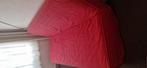 Ikea slaapbank rood met kussens, Huis en Inrichting, Ophalen, Zo goed als nieuw, Tweepersoons, Rood