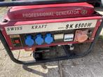 Swiss Kraft Aggregaat SK-6500, Doe-het-zelf en Verbouw, Aggregaten, Ophalen of Verzenden, Gebruikt, Minder dan 5 kVA, Benzine