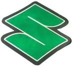 Suzuki metallic sticker #6, Motoren, Accessoires | Stickers, Verzenden