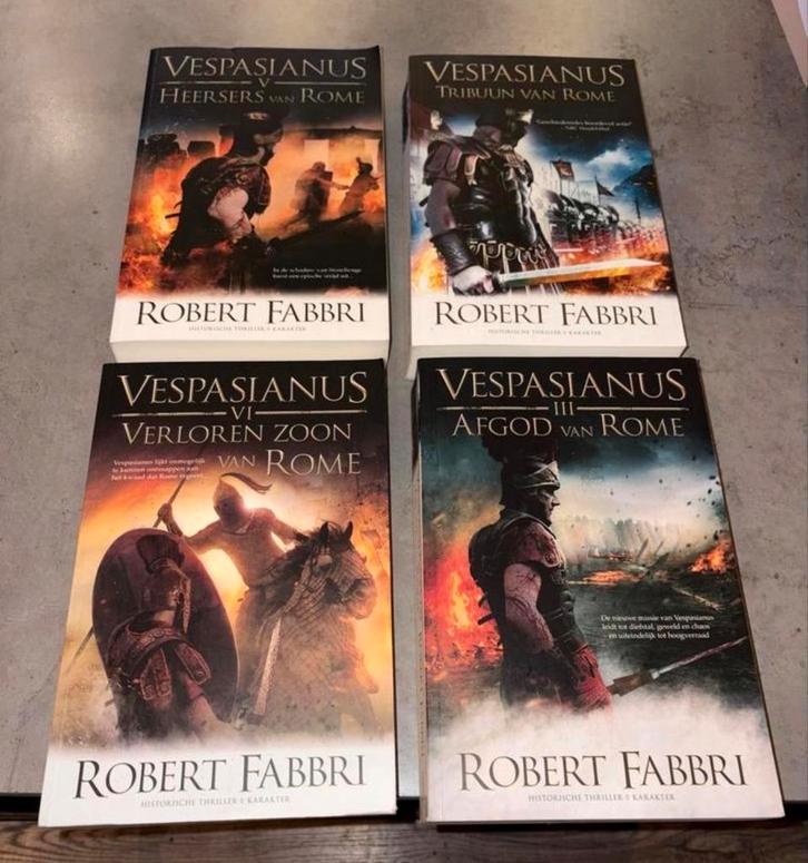 Vespasianus (4 Boeken) - Robert Fabbri, Boeken, Thrillers, Zo goed als nieuw, Nederland, Ophalen of Verzenden