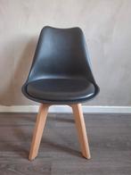 Stoel bureaustoel kind zwart, Ophalen, Zwart, Hout, Eén