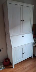Hemnes secretair-kast wit., Huis en Inrichting, Ophalen, Zo goed als nieuw, Landelijk