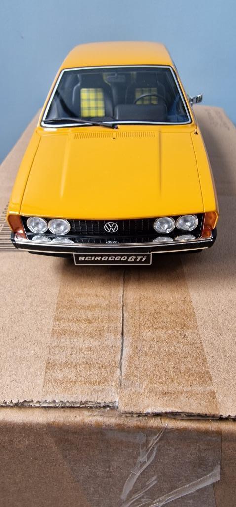 Volkswagen Scirocco Gti MK1 Geel Marino 1977 OT467, Hobby en Vrije tijd, Modelauto's | 1:18, Nieuw, Auto, OttOMobile, Ophalen of Verzenden