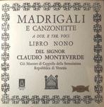 Claudio Monteverdi Madrigali E Canzonette, Ophalen of Verzenden, Zo goed als nieuw
