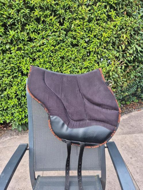 Gereserveerd: Barebackpad F.R.A. Dardo suedine zwart full, Dieren en Toebehoren, Paarden en Pony's | Zadels, Zo goed als nieuw