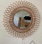 Rotan spiegel, Huis en Inrichting, Woonaccessoires | Spiegels, Ophalen, Rond, Nieuw, 75 tot 100 cm