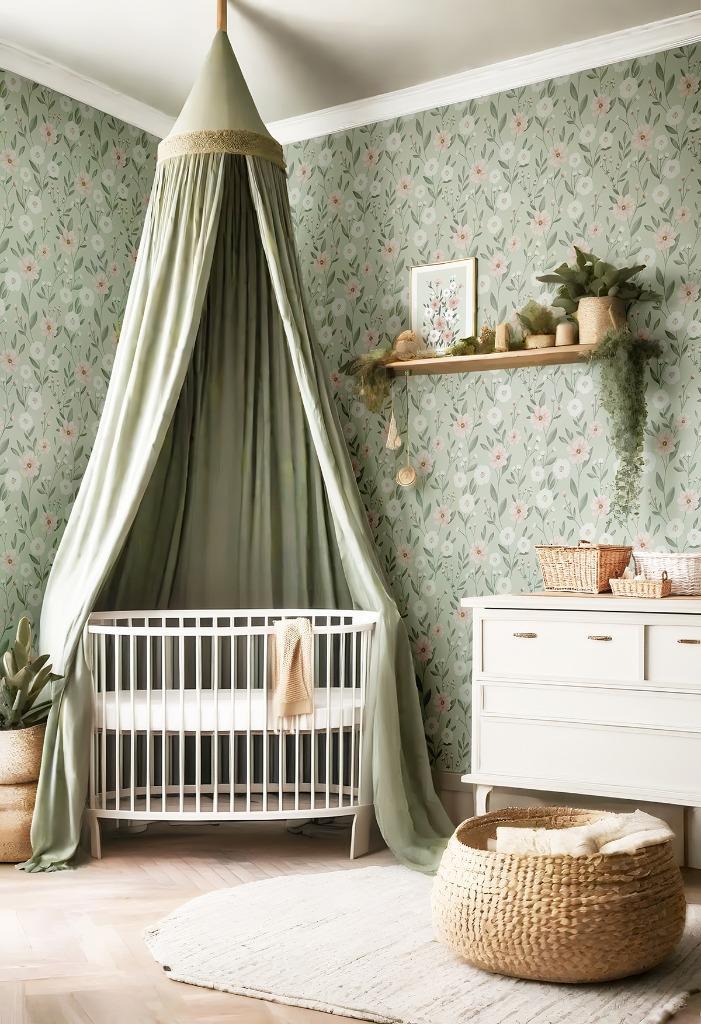 Sale Kinderbehang Bloeiende Bloemen Lilipinso, Kinderen en Baby's, Kinderkamer | Inrichting en Decoratie, Nieuw, Wanddecoratie