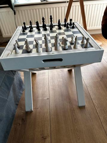 Schaak backgammon tafel schaaktafel opklapbaar