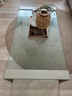 Glazen Salontafel Rechthoekig, Ophalen, Gebruikt, 100 tot 150 cm, 50 tot 100 cm