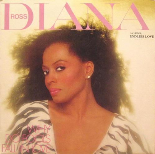 Pop / Soul L.P. (1981)  Diana Ross – Why Do Fools Fall In Lo, Cd's en Dvd's, Vinyl | Pop, Gebruikt, 1980 tot 2000, 12 inch, Ophalen of Verzenden