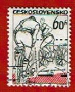 Fietsen (  Recreatief ) Tsjecho-Slowakije - 1500 - gebr, Postzegels en Munten, Ophalen of Verzenden, Sport, Gestempeld