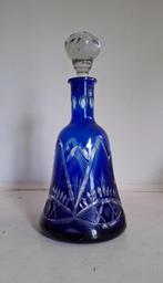 karaf geslepen glas boheems kristal, Ophalen of Verzenden