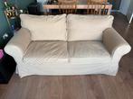 Ektorp 2-zitsbank. Beige. Ikea, Ophalen, Gebruikt, Tweepersoons, 75 tot 100 cm