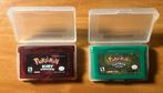 Pokémon Ruby en Pokémon Leaf Green, Spelcomputers en Games, Games | Nintendo Game Boy, Ophalen of Verzenden, Zo goed als nieuw