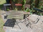 Franse tuinstoeltjes, Tuin en Terras, Tuinstoelen, Ophalen, Gebruikt, Metaal, Inklapbaar