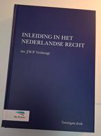 Inleiding in het Nederlandse recht, Boeken, Ophalen of Verzenden, Zo goed als nieuw, HBO, De Zuidas Uitgeverij